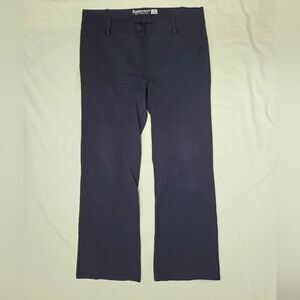 Betabrand Blue Boot Cut Dress Pants Petite S